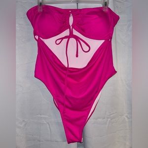 pink shein one piece